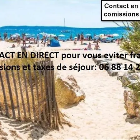 Lavandou Avec Parking Privé Proche Lägenhet